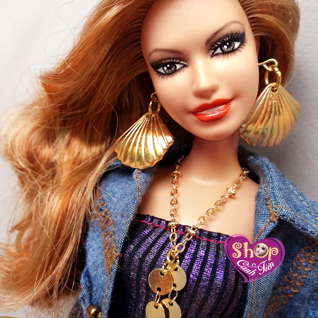 Trang Sức Búp Bê Barbie - Vòng cổ, Hoa Tai Búp bê Vỏ sò Handmade cao cấp