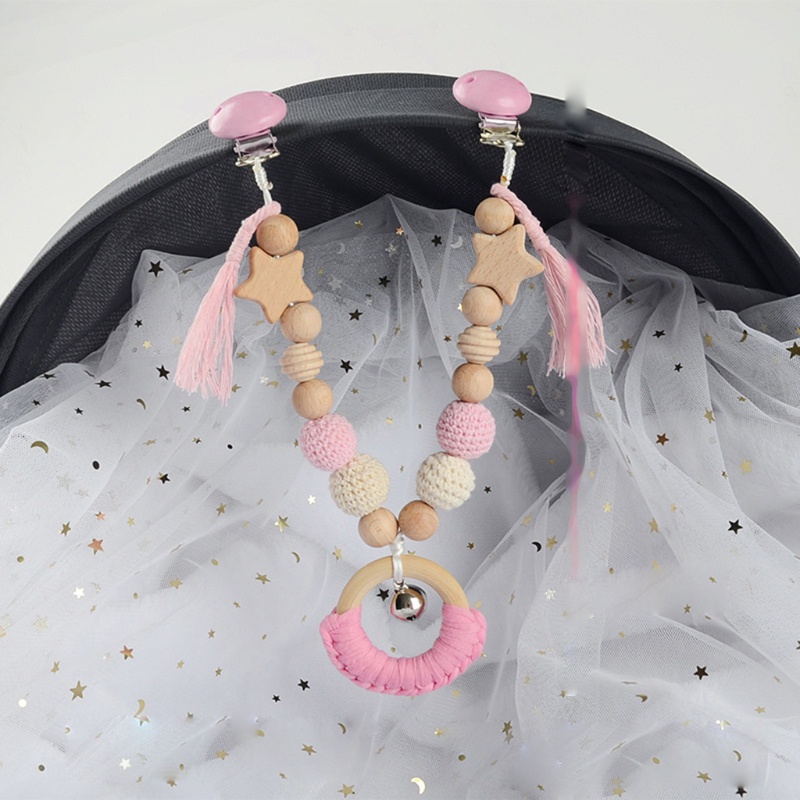 Giá Đỡ Đồ Chơi Di Động Dạng Kẹp Treo Giường Ngủ Cho Bé Tập Gym