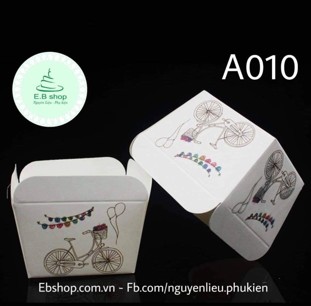 CỐC GIẤY VUÔNG LÀM BÁNH MỲ BÁNH NGỌT 10 CHIẾC