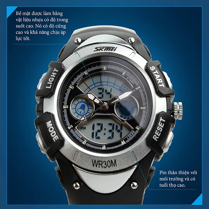 Đồng hồ trẻ em SKMEI 0998 dây cao su chất lượng cao | BigBuy360 - bigbuy360.vn