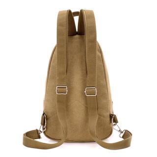 Balo vải canvas 2 in 1 đeo 1 quai hoặc 2 quai