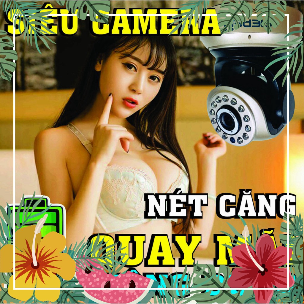 DL C1 Megawatt Camera Siêu Nét 4.0 - Cúp Điện Vẫn Quay. Pin 1800mAh 0865979340