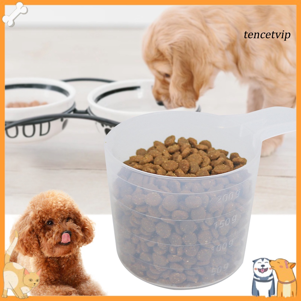 Muỗng Múc Thức Ăn Cho Thú Cưng Trong Suốt Đa Năng 200g