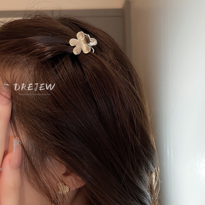 DREJEW Kẹp Tóc Hình Nơ Hoa Nhỏ Đơn Giản Thời Trang Hàn Quốc Cho Nữ