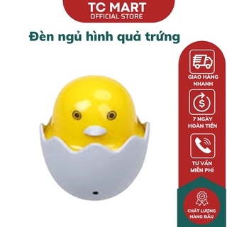 Đèn Ngủ Tự Động Cảm Biến Hình Quả Trứng, Đèn Ngủ Tự Động Bật Tắt Con Gà Siêu Dễ Thương