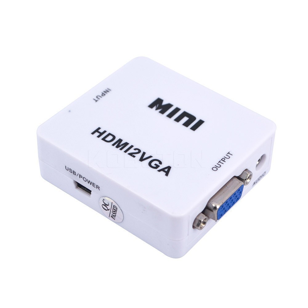 Bộ chuyển đổi Mini HDMI 2 VGA kèm dây cáp