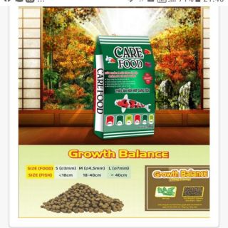 thức ăn cá Cám CARE FOOD Tăng Trưởng bao 500g