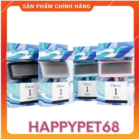 Lược chải bung bông lông gỡ rối cao cấp TRUE ICONIC cho thú cưng chó mèo nhập khẩu Malaysia