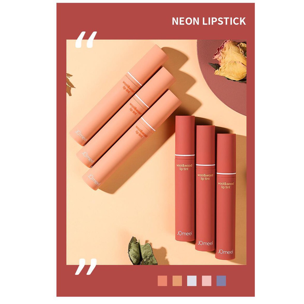 ✨SON JOMEEL LIP TINT BẢNG MÀU TÔN DA GIỮ MÔI MỀM ẨM MỊN✨