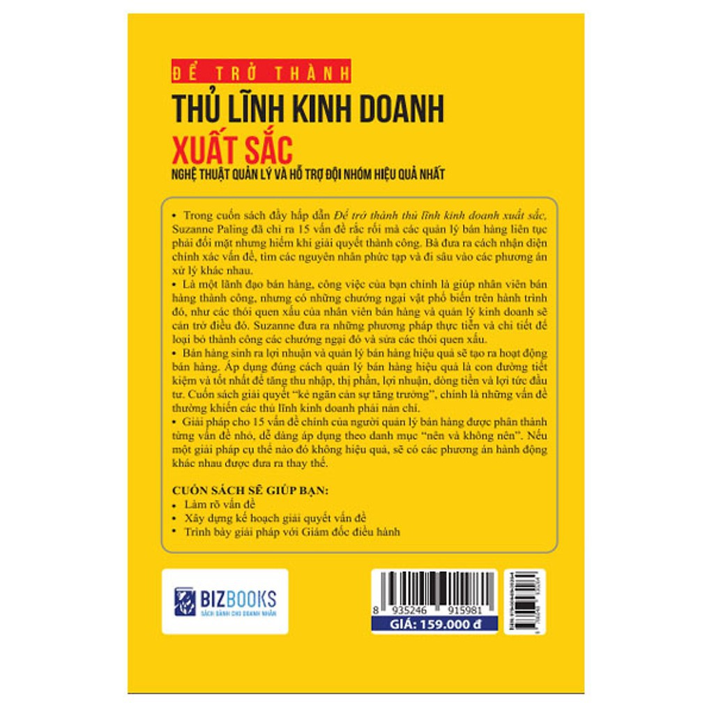 Sách - Để Trở Thành Thủ Lĩnh Kinh Doanh Xuất Sắc | BigBuy360 - bigbuy360.vn