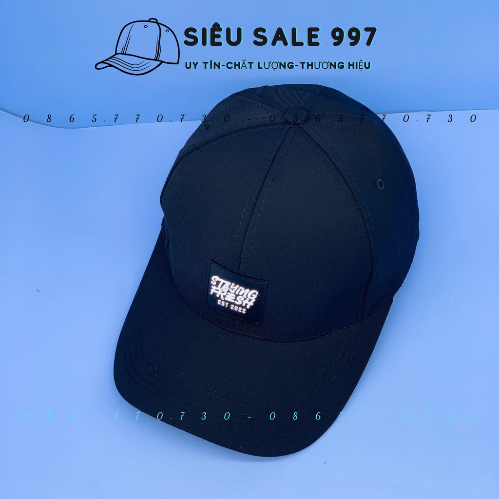 MŨ LƯỠI TRAI STAYING THÊU LOGO MẪU MỚI HOT THỜI TRANG NAM CAO CẤP NỮ CÁ TÍNH