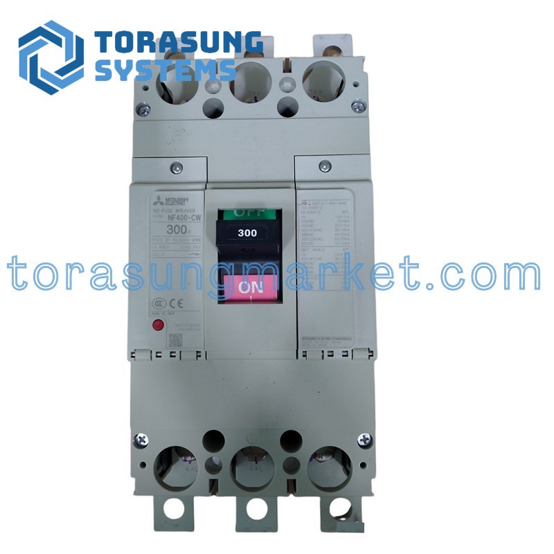 Aptomat dạng khối / MCCB Mitsubishi NF400-CW 3P 300A | Hàng Chính Hãng