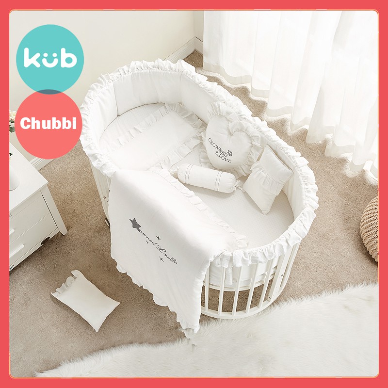 Quây Cũi Cotton Sợi Bông Đệm Dày 2cm Thoáng Mát, Mịn Màng Có Thể Sử Dụng Cho Nhiều Loại Cũi