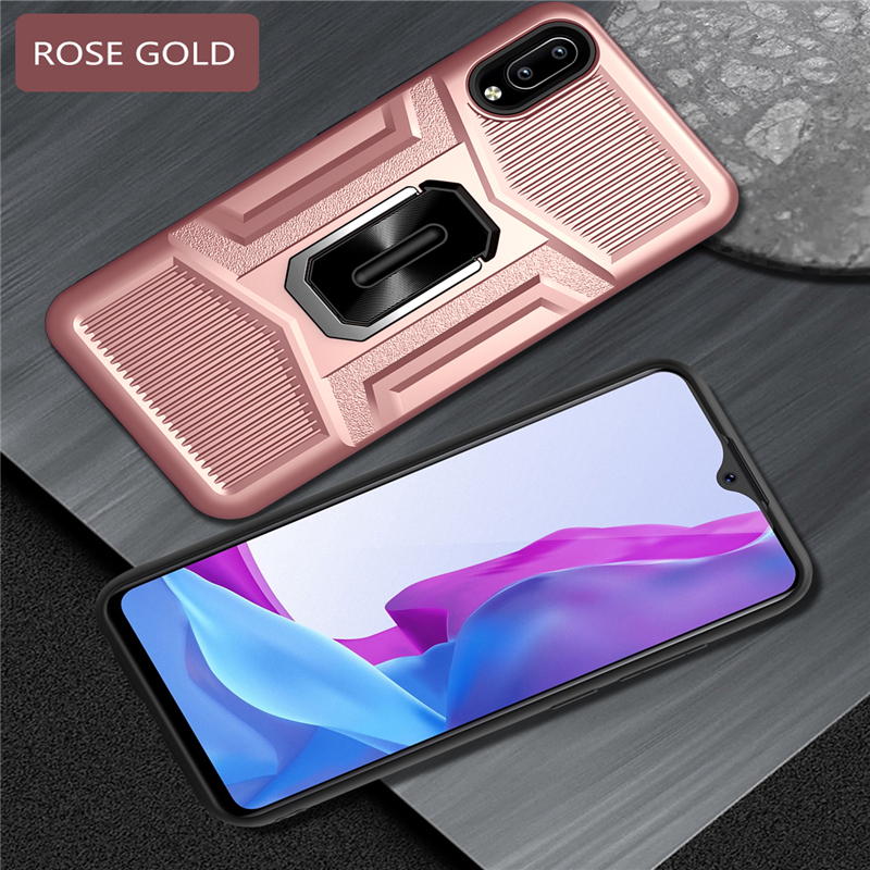 IPhone 6plus case apple 6G all inclusive anti falling cover 6 tide 6p men's personality creativity 6s new 6 6p soft silicone anti falling high grade with ring magnetic absorber