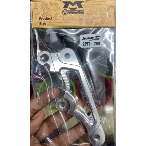 Pat CNC Heo 2Pis Nissin Thái , Heo Zin Wave ZX size 220mm , 260mm cho WAVE S110 / FU LED / PHUỘC S110