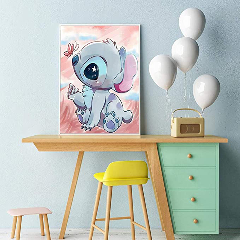 Bộ Tranh Đính Đá 5d Tự Làm 40x30cm Hình Ngôi Sao Thơ Mộng