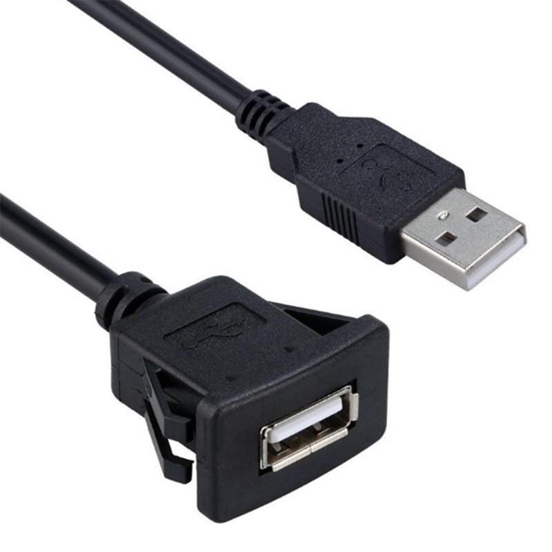 Dây Cáp Nối Dài 1m Usb 2.0 A Male Sang Female Cho Xe Hơi