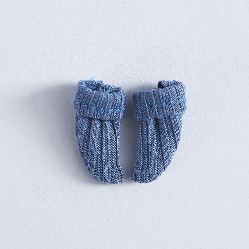 Tất trắng cho búp bê BJD ob11 1/12