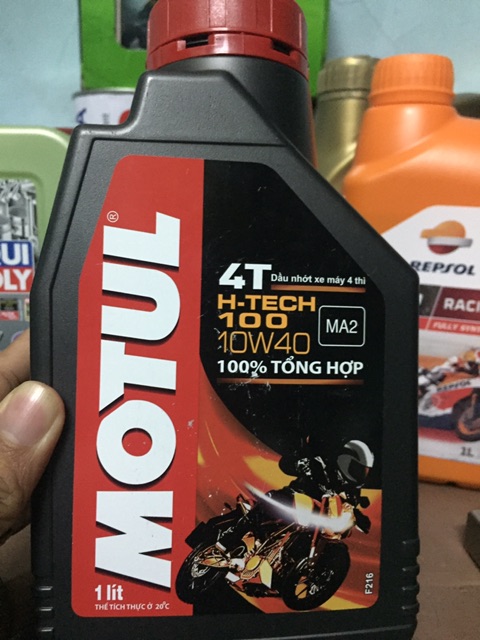 Nhớt Motul Htech 10w401l tổng hợp