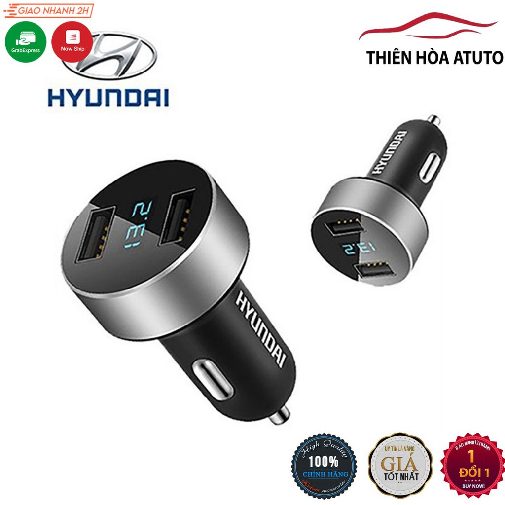 sạc chính hãng Huydai - Hy 36C, tẩu sạc ô tô, xe hơi