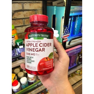 Viên uống giấm táo hữu cơ nature’s truth apple cider vinegar 1200mg - hộp 180 viên