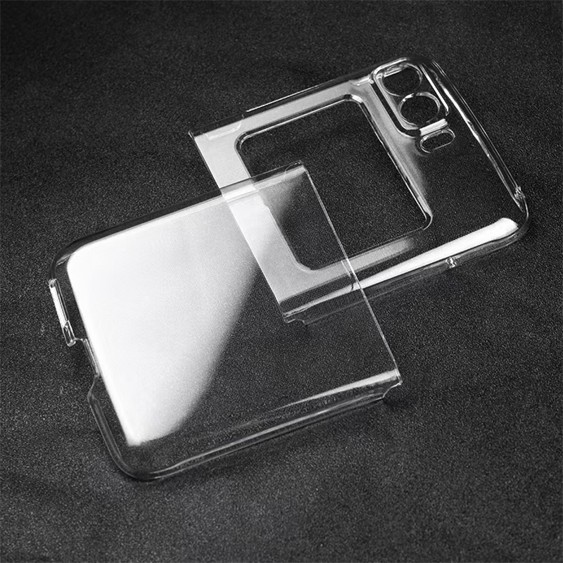 Ốp Điện Thoại Nhựa PC Cứng Siêu Mỏng Màu Trong Suốt DIY Cho Motorola Moto Razr 2022 Razr3 gen 3 gen3 5G