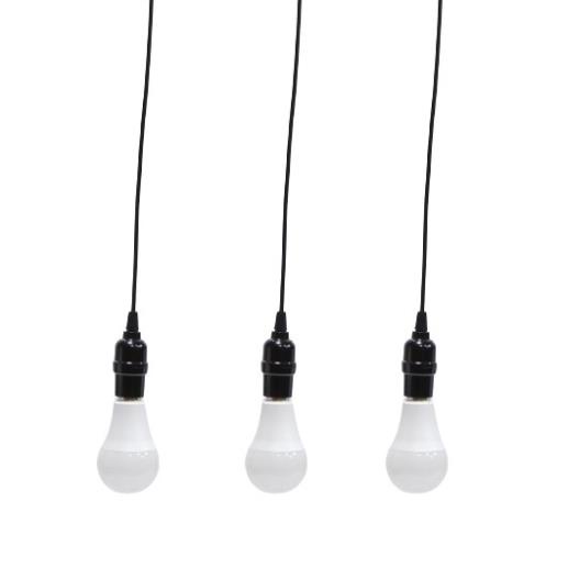 Bộ 3 đèn thả cổ điển Vintage bóng đèn led búp 15w