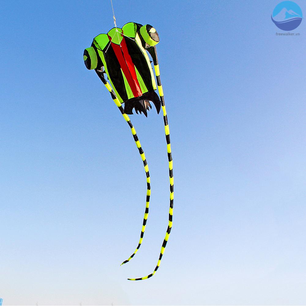 Diều 3D Khổng Lồ Không Khung Mềm Mại Kèm 30m Dây Cho Trẻ Em Và Người Lớn