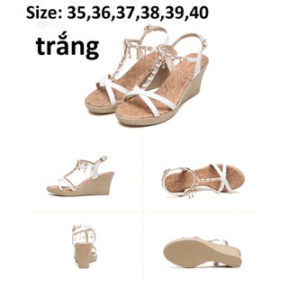 DÉP SANDAL ĐẾ XUỒNG DAPHNE GÓT CAO 7.5CM 230k