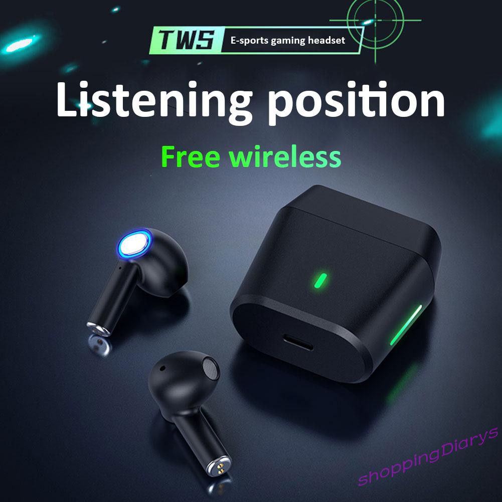 ✤Sh✤L35 Wireless Bluetooth Earphone TWS Stereo Noise Reduction Gaming Headset