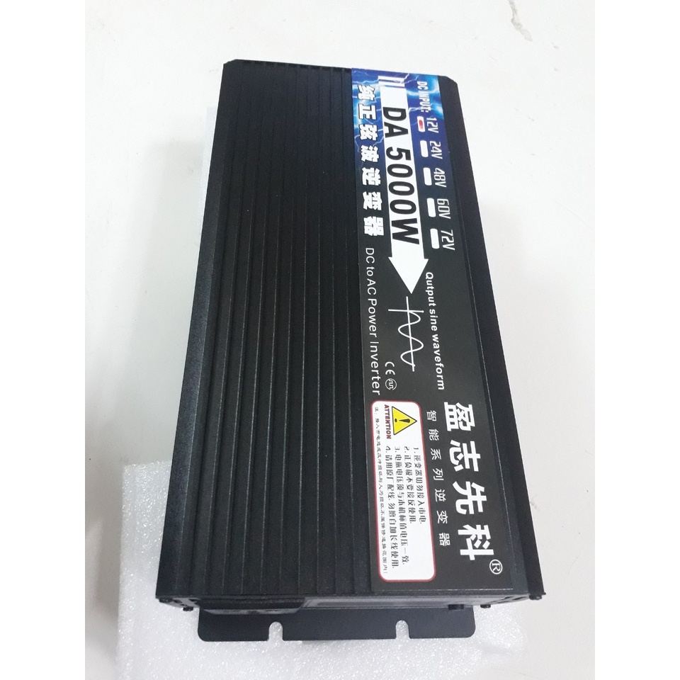 Bộ đổi nguồn inverter 12v lêN 220v 5000W Sóng Sin chuẩn- Bộ chuyển đổi điện sóng sin tinh khiết