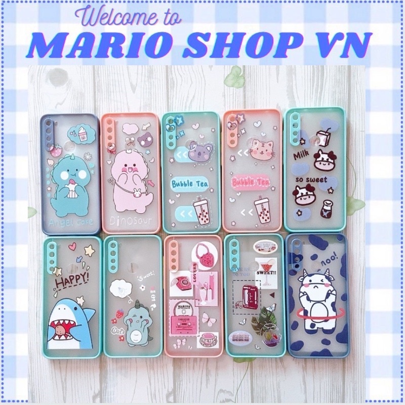 Ốp nhám viền cao su Xiaomi Redmi note 8 / Xiaomi Redmi 9T