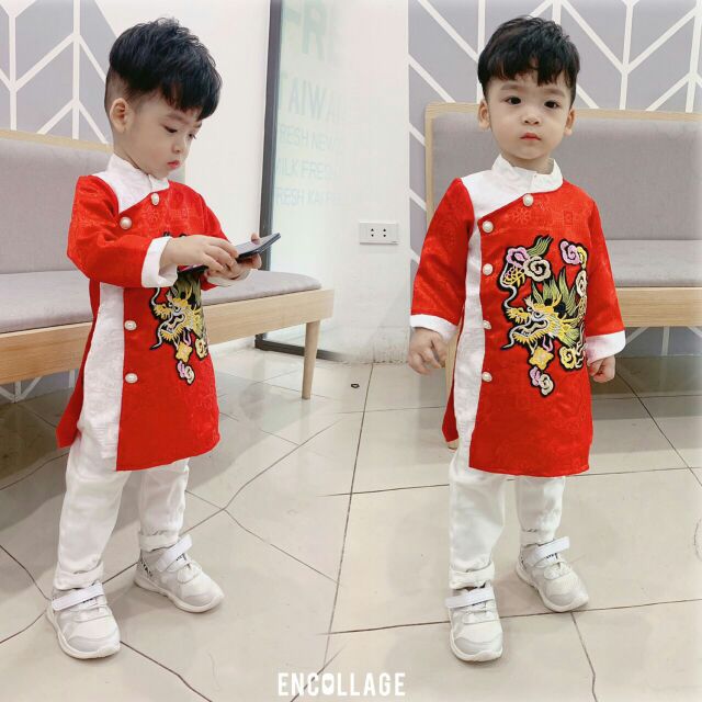 Áo dài bé trai( đoàn viên)