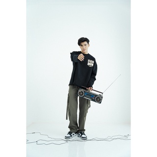 Áo sweater No-Control Studio - HOME SWEATER (BLACK)