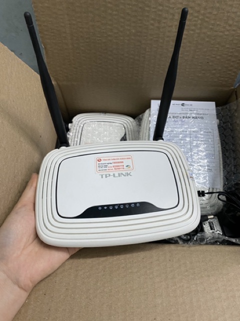 TPLink 2 râu 841N chính hãng VN, loại khá đẹp, tốc độ 300Mbps | BigBuy360 - bigbuy360.vn