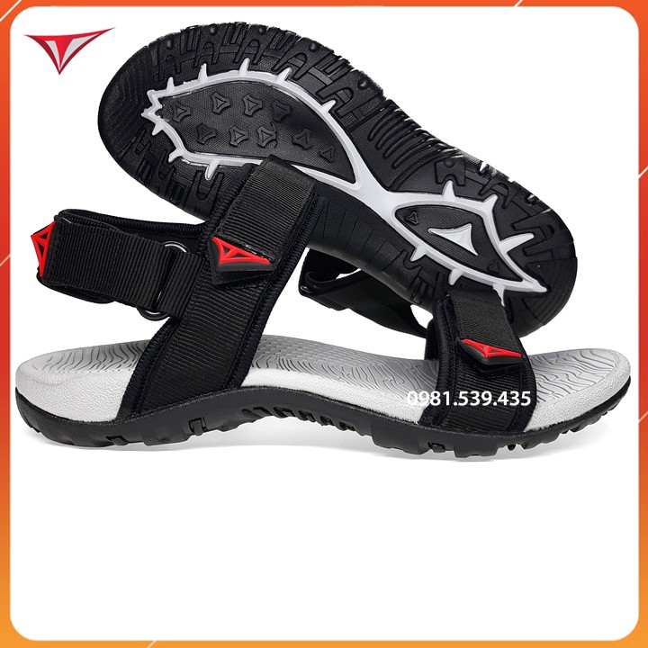 Giày sandal trẻ em người lớn đủ size phù hợp nam nữ , Tặng kèm túi rút ,  VT01 , sandal quai ngang đen