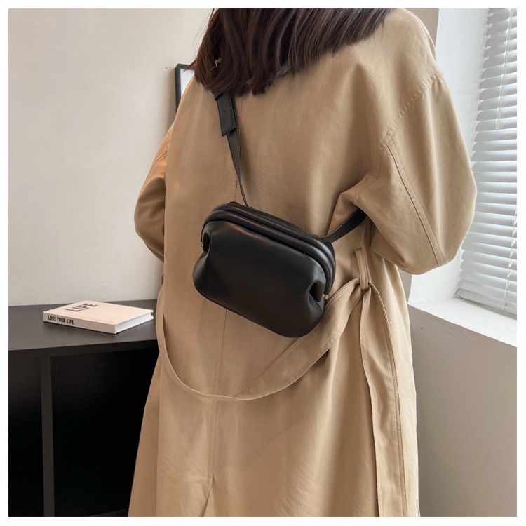 Túi đeo chéo JASMIN NOIR da PU thiết kế đơn giản cho nữ