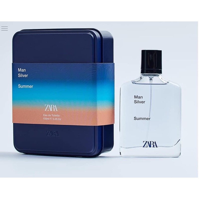 NƯỚC HOA NAM ZARA - SILVER SUMMER (hộp thiếc) 100ml | BigBuy360 - bigbuy360.vn