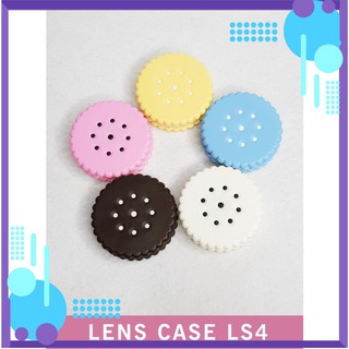 [Siêu ưu Đãi] Hộp đựng kính áp tròng nhiều màu, khay đựng lens bánh quy LS4 - Lens Ann 365 Việt Nam