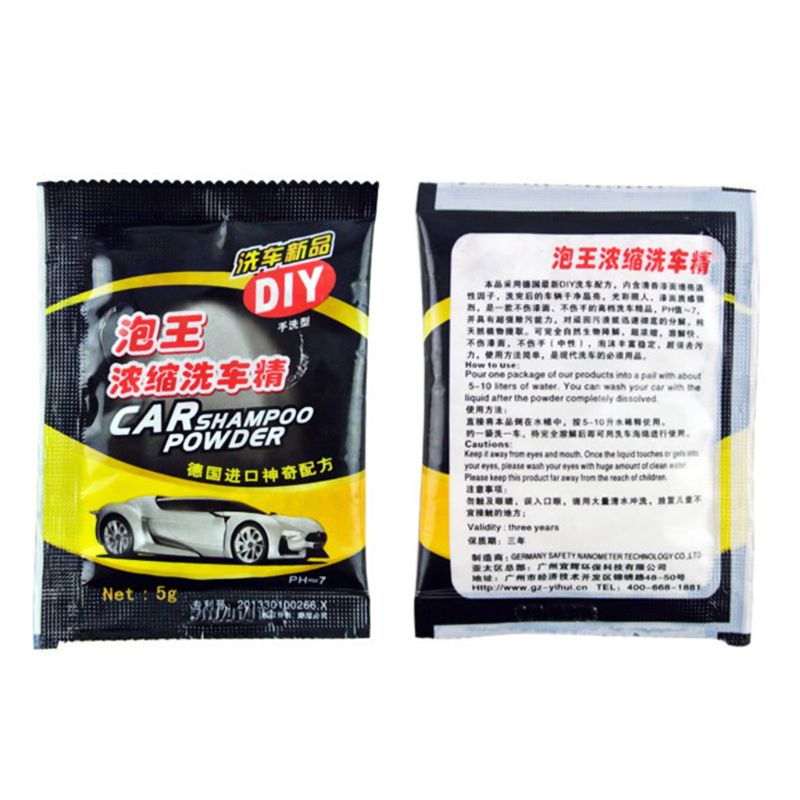 Set 5 Bột Vệ Sinh Xe Hơi Đa Năng Tiện Dụng