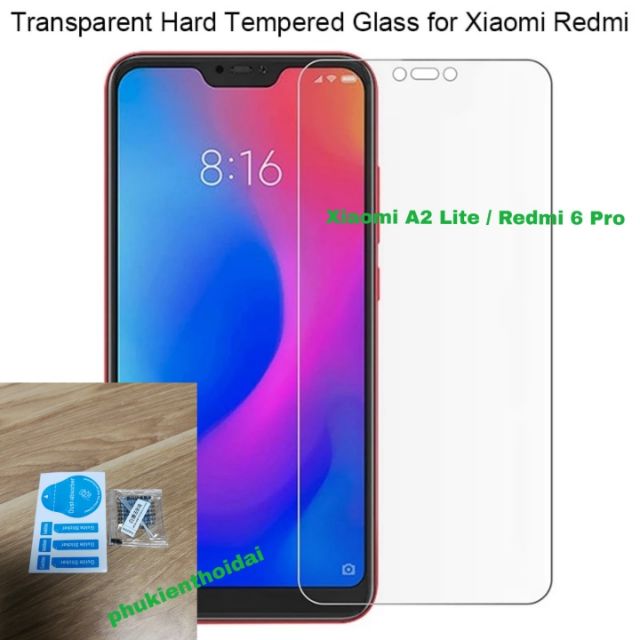 Cường lực Redmi 6 Pro / Redmi 9T / Redmi 9A  / 9C / Redmi 10A  / 10c / Redmi 12c / Poco C40 trong suốt Loại tốt