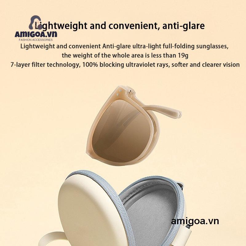 ✨✨Kính râm nam và nữ Gọng gấp ngày và đêm Chống tia cực tím Tròng kính phân cực