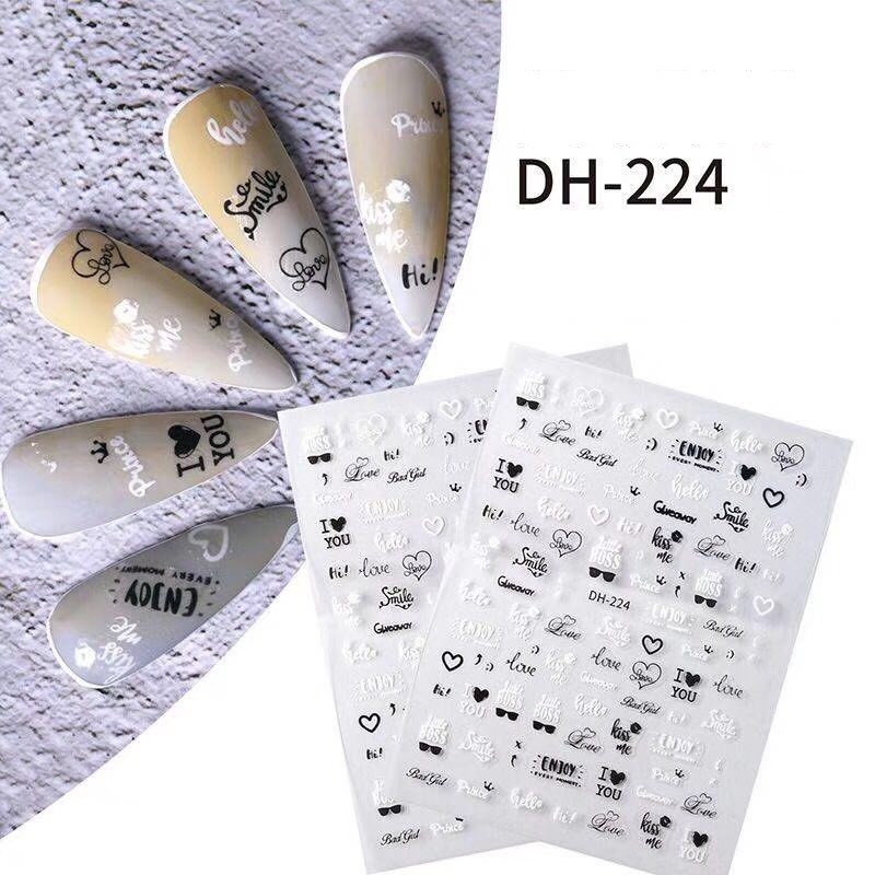 Phần 5 - Mã DH224 - STZC011 . Miếng dán trang trí móng xinh - Sticker dán móng tay