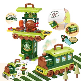 Bộ đồ chơi tàu hoả 2in1