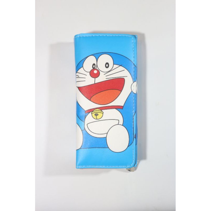 Ví Da Tổng Hợp Dáng Dài In Hình Doraemon Đáng Yêu