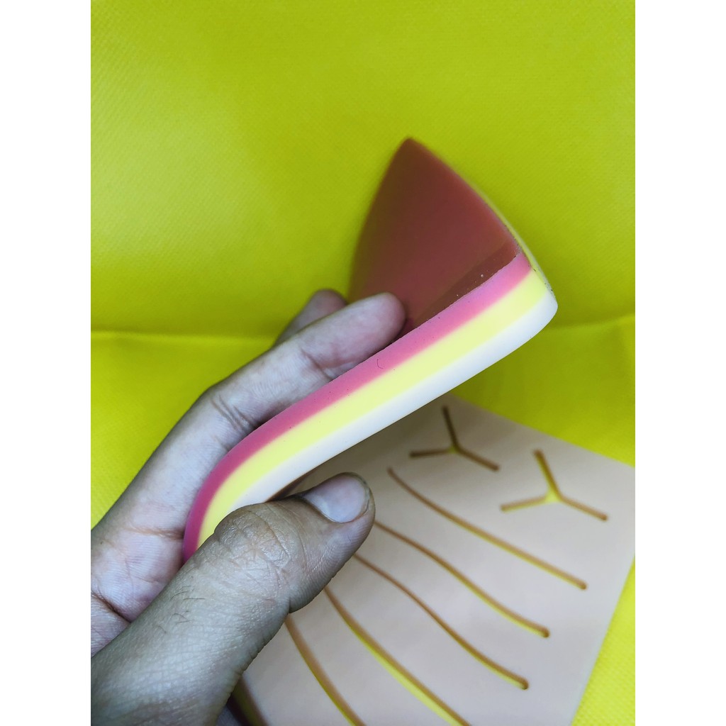 Da Gỉa Tập Khâu Vết Mổ Bằng Silicon Chuyên Dụng Thực Tập Khâu Chỉ Cho Sinh Viên Y Khoa