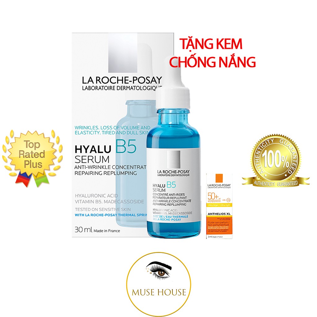Serum b5 la roche posay 30ml tinh chất dưỡng ẩm và phục hồi chuyên sâu - Muse House