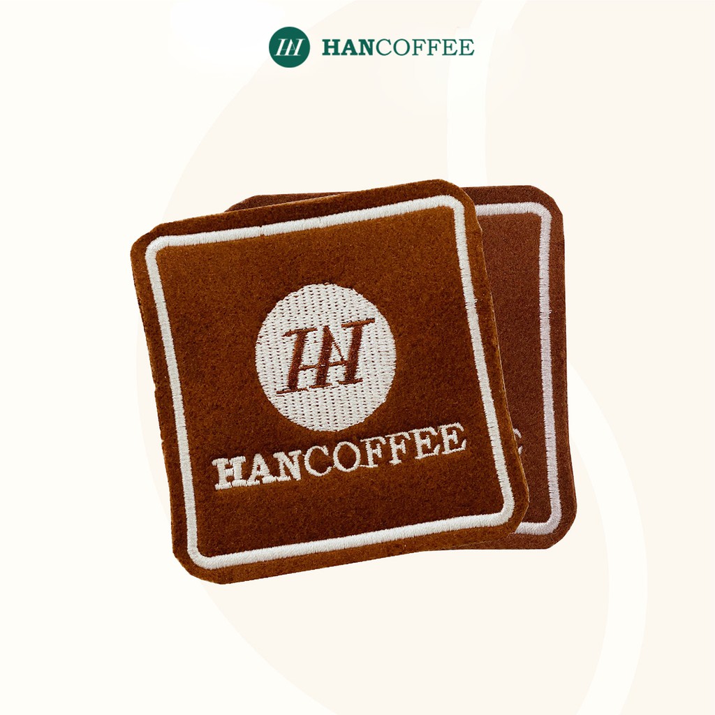 Lót Cốc, Ly Cà Phê Đa Năng HANCOFFEE Chất Vải Chống Thấm Nước 2 Lớp Dày Dặn