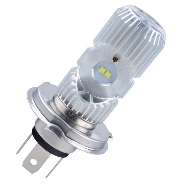 Bóng đèn led 3 chân H4/L9E H4 gắn xe máy ( sáng trắng)