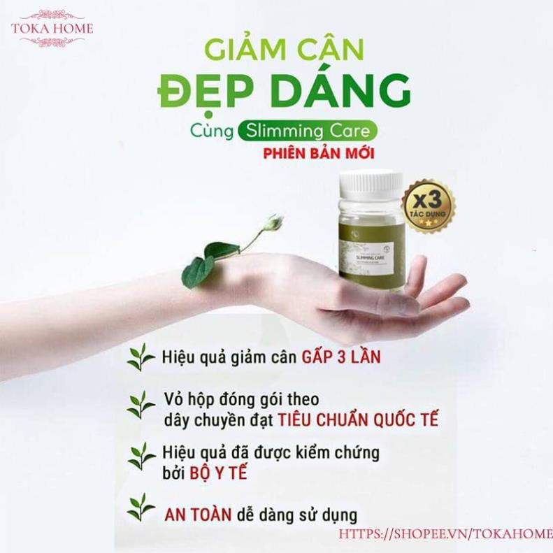 Viên Giảm cân Slimming care X3 bản mới, mạnh gấp 3 lần [CHÍNH HÃNG 100%]